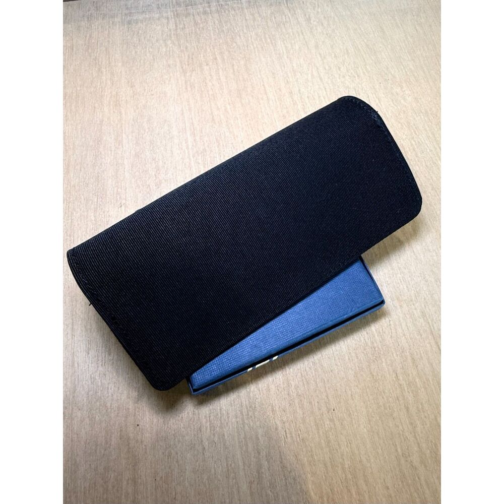 Dolce & Gabana Black Velvet Lined Sunglass Eyeglass Case Soft Compact Travel Lux - Picture 3 of 7